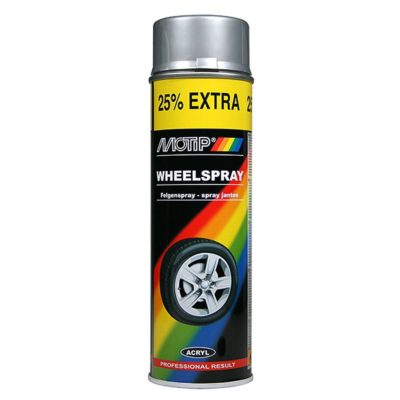 Σπρέι Ζάντας Ανοιχτό Ασημί Motip 04007 500ml