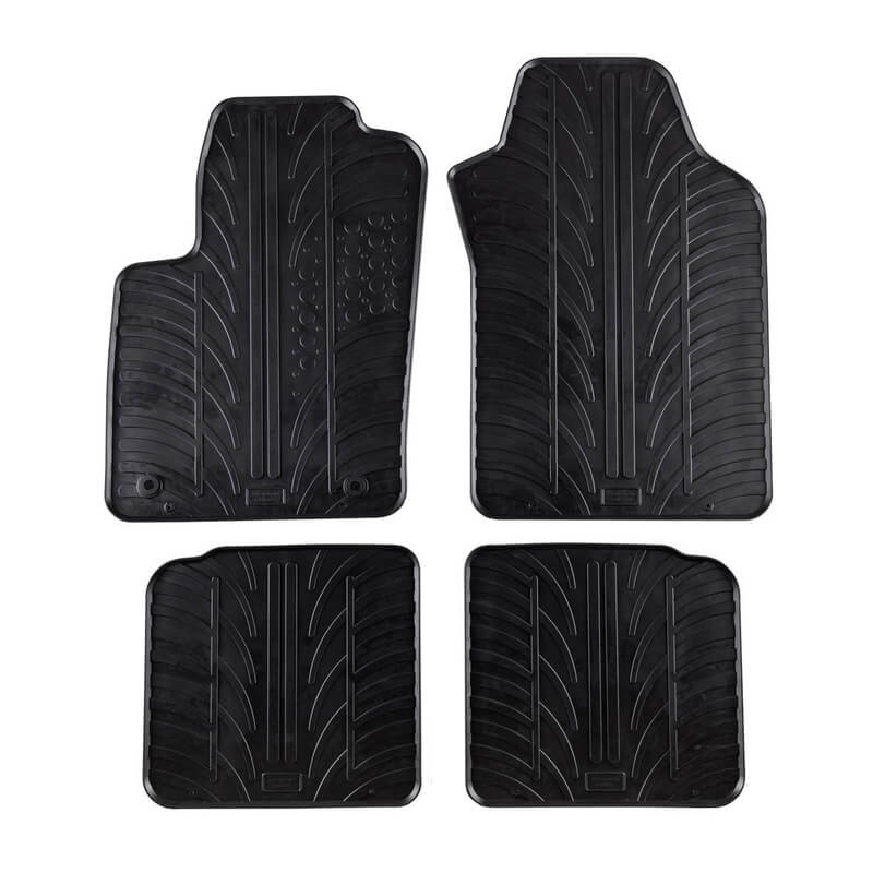 Πατάκια Αυτοκινήτου Gledring 0372 Lancia Ypsilon 2011- Μαύρο 4 Τεμάχια