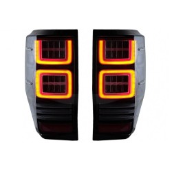 Πισινά Φανάρια Set Για Ford Ranger 12-18 Led Bar Dynamic Φιμέ Full Led VLand