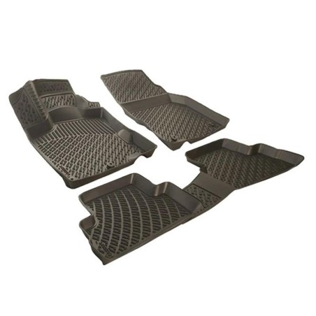 Πατάκια Σκαφάκια 3D Από Λάστιχο TPE Για Volvo V40 2012-2019  Rizline 4 Τεμάχια Μαύρα