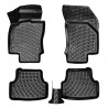 Πατάκια Σκαφάκια 3D Από Λάστιχο TPE Για VW Polo ΑW 17+ / Audi A1 18+ / Seat Ibiza KJ 17+  / Arona KJ7 17+ / Skoda Fabia 21+ Rizl