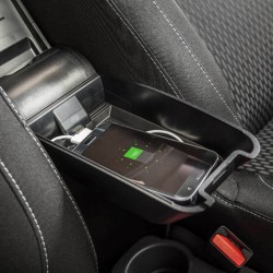Κονσόλα Χειροφρένου Τεμπέλης Armster OE1 TR Limited Με Usb Για Dacia Duster 2018+ Χωρίς Εργοστασιακό Τεμπέλη Μαύρο Χρώμα Με Κόκκ